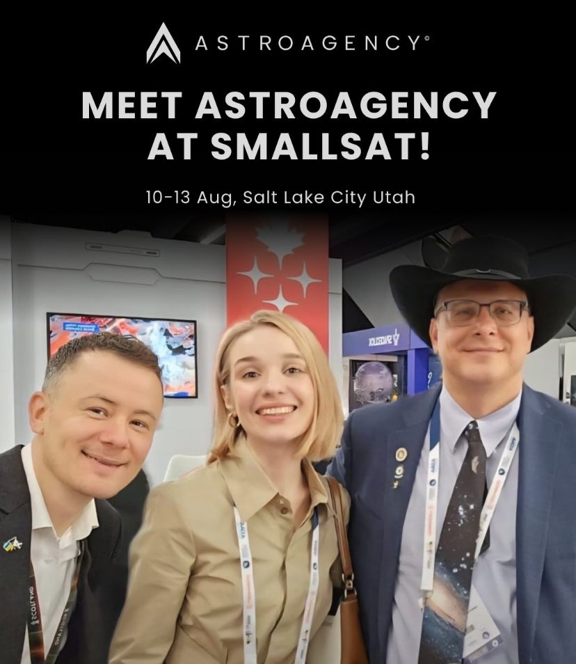 AstroAgency (@theastroagency) on Twitter photo Our Astro Agents are heading to Utah! 🚀
We’re excited to be attending <a href="/SmallSat/">Small Satellite Conference</a> with <a href="/ScotDevInt/">Scottish Development International</a>, followed by partner meetings in Colorado, as part of our growing focus on North America!
Get in touch👇
AstroAgency.co.uk
#SmallSat2025 #SpaceMarketing #SpaceForEarth Our Astro Agents are heading to Utah! 🚀
We’re excited to be attending <a href="/SmallSat/">Small Satellite Conference</a> with <a href="/ScotDevInt/">Scottish Development International</a>, followed by partner meetings in Colorado, as part of our growing focus on North America!
Get in touch👇
AstroAgency.co.uk
#SmallSat2025 #SpaceMarketing #SpaceForEarth