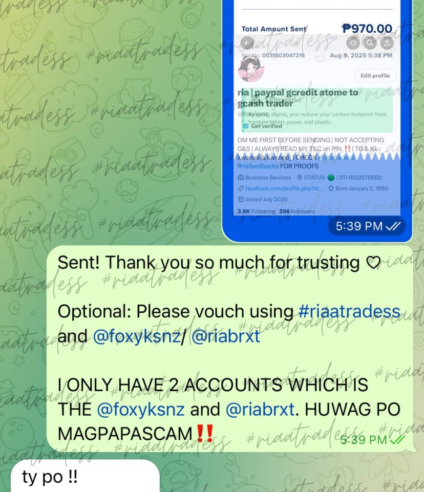 maria ꨄ | paypal gcredit atome to gcash trader tweet media