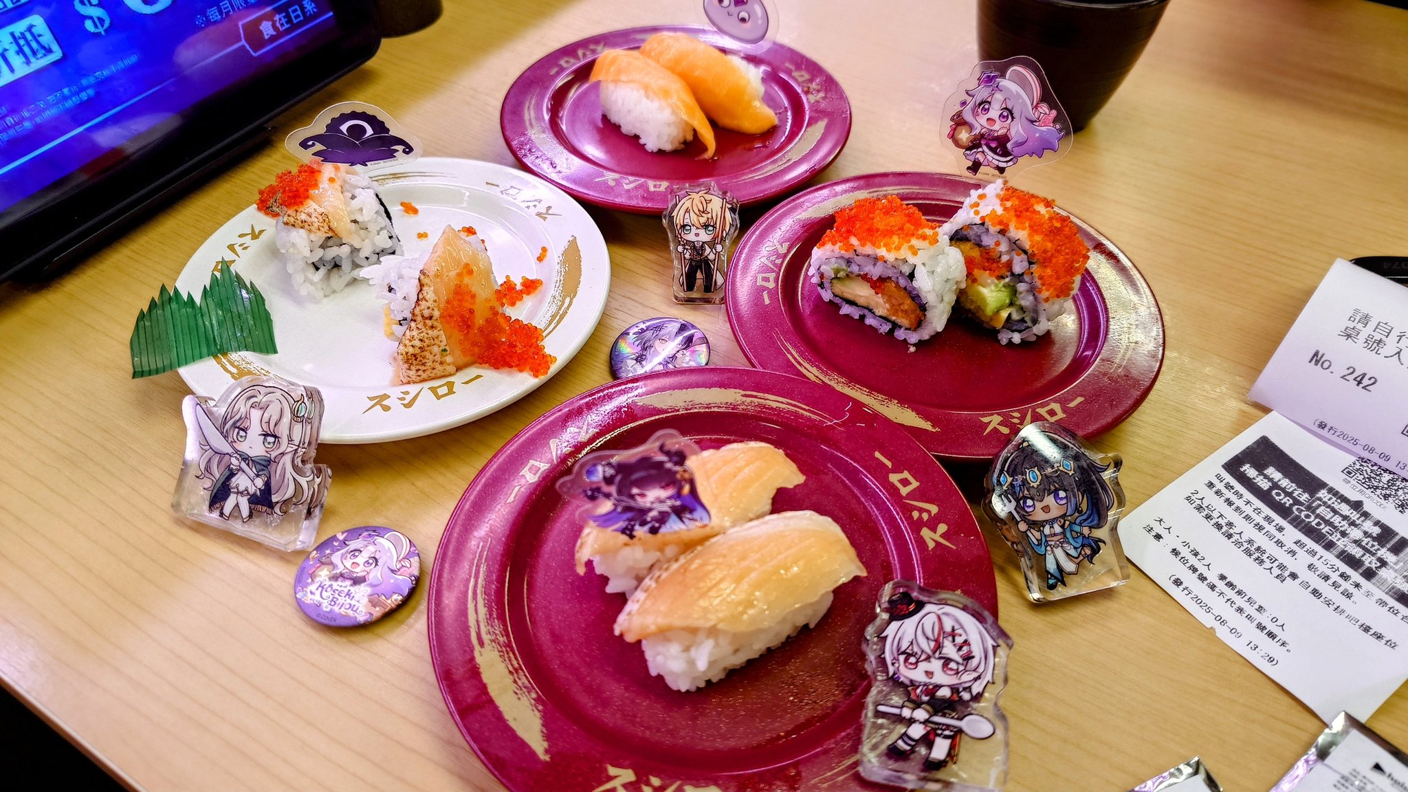 台湾スシロー限定　ホロライブアドベント　ふわもこセット ホロライブプロダクション【公式】 on X: 