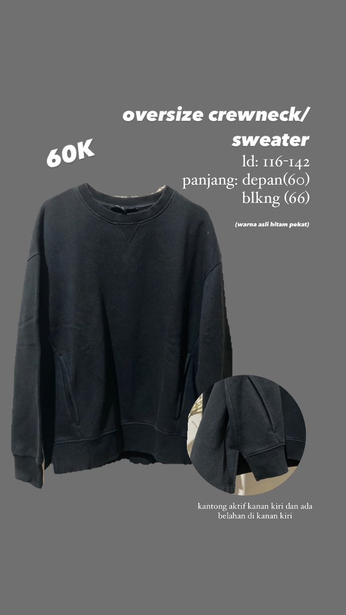 chozoball's tweet photo. SALE!!
- oversize sweater: 40k
- jeans hnm: 25k
- jeans cardinal: 25k
- rok jeans: 35k

*khusus yg co hari ini https://t.co/LdbeCAjfuN