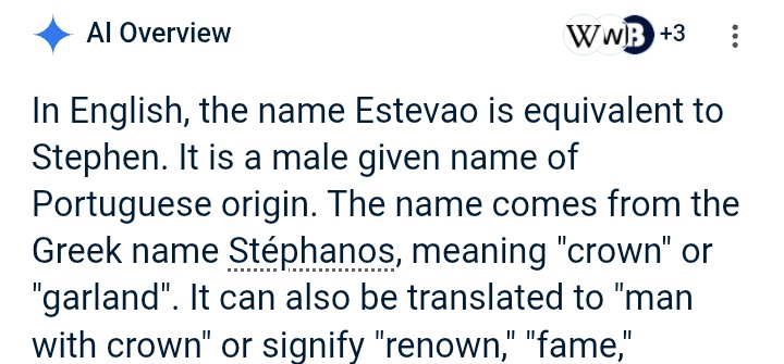 In case you are wondering why they call Estevao "Steve".
