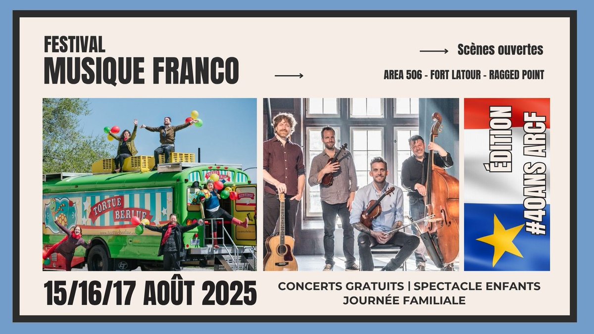 Celebrate la Fête de l'Acadie in Saint John!

August 15th to 17th, enjoy free music and activities along the Saint John waterfront, experiencing the very best of Acadian culture.

For all the details, visit facebook.com/events/1108843…

#SJTownsByTheBay #baycation
