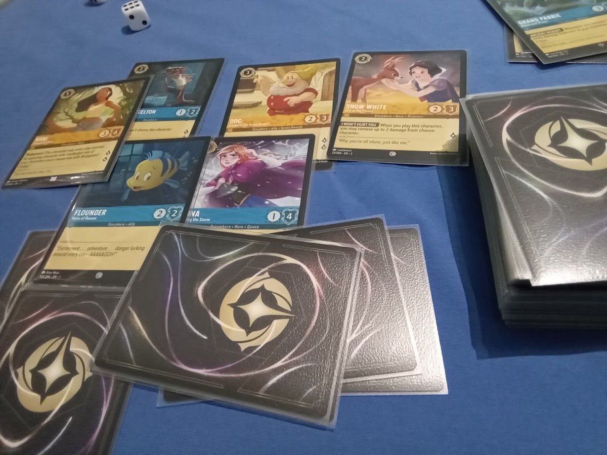 zwaingames's tweet photo. I wasnโt sure what to expect from a Disney TCG, but the mechanics are clean, the pacing is smooth, and the ink system is a clever twist on resource management.
๐๐ญ #DisneyLorcana #firstplay #tcgdesign #boardgamedesignerplays https://t.co/HrXWJy9JC3