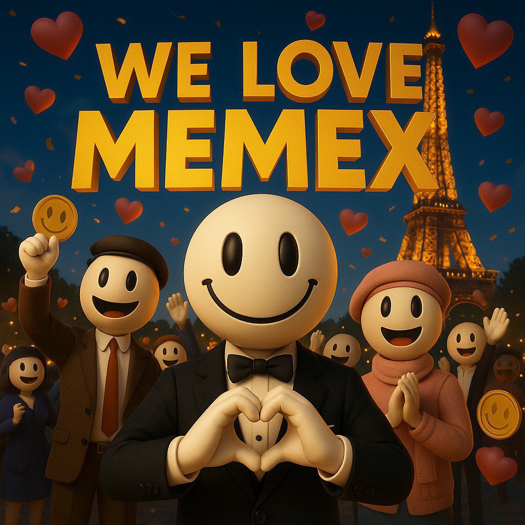 🌟 Don’t miss the MemeX X AMA EVENT! 🎁 10 MemeX NFTs + 250M Tokens giveaway! Topics: Updates, features &amp; CEX deposits. #WeLoveMemeX