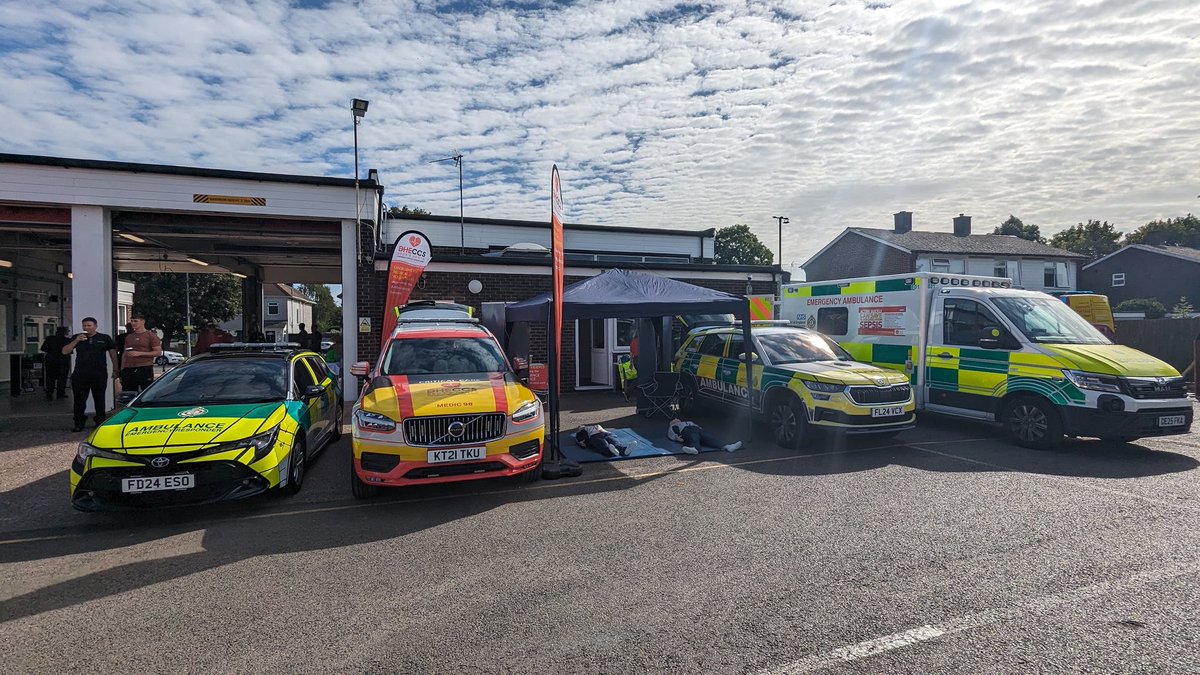 Beds & Herts Emergency Critical Care Scheme (@bheccs) on Twitter photo BHECCS and <a href="/EastEnglandAmb/">EEAST Ambulance Service</a> crews set up and ready for <a href="/HFRS/">Herts Fire & Rescue</a> Hatfield Fire Station Open Day today.
We’re here until 3pm 🚑
#hatfield #hertfordshire #fire #ems BHECCS and <a href="/EastEnglandAmb/">EEAST Ambulance Service</a> crews set up and ready for <a href="/HFRS/">Herts Fire & Rescue</a> Hatfield Fire Station Open Day today.
We’re here until 3pm 🚑
#hatfield #hertfordshire #fire #ems