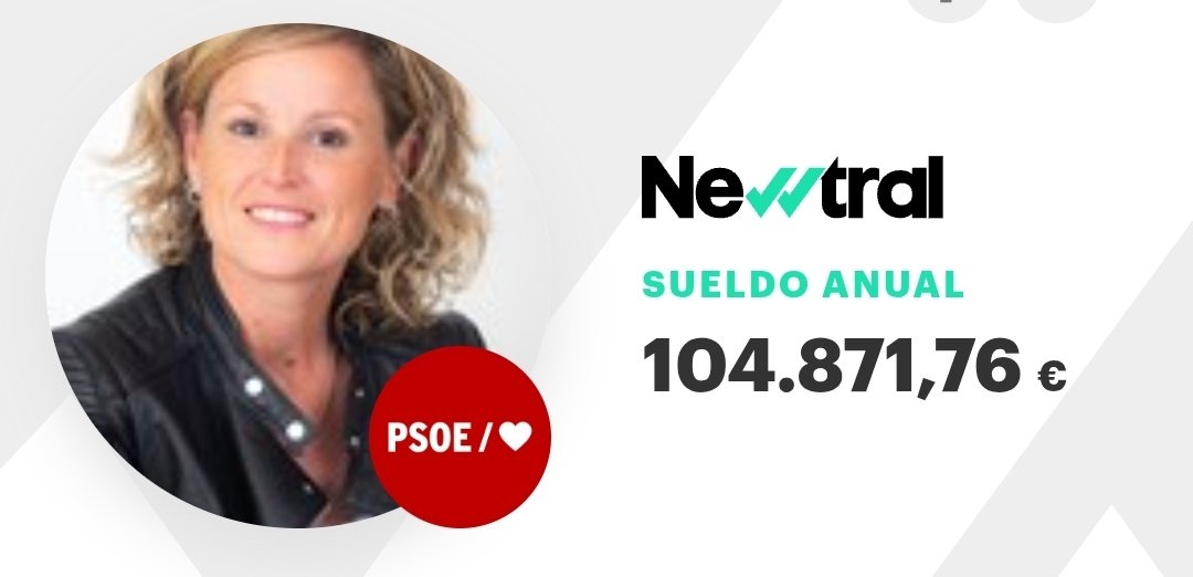 por lo que sea a ella no le da por pluriemplearse.