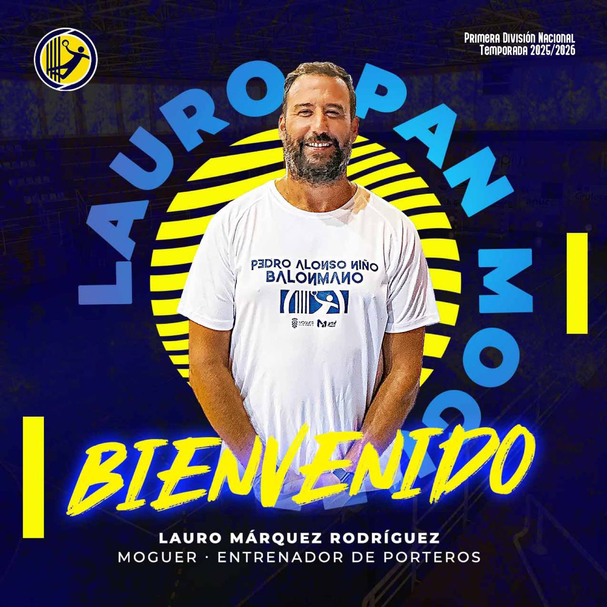 📝 Lauro Márquez, nuevo entrenador de porteros del Primer Equipo 🙌🔥
Exjugador, pilar de nuestra escuela y técnico en selecciones andaluzas 🧤💪.
Compromiso y pasión al servicio de nuestros porteros senior.
¡Bienvenido de nuevo al banquillo, @lauromarquez83! 💛💙 #SempiternoPAN