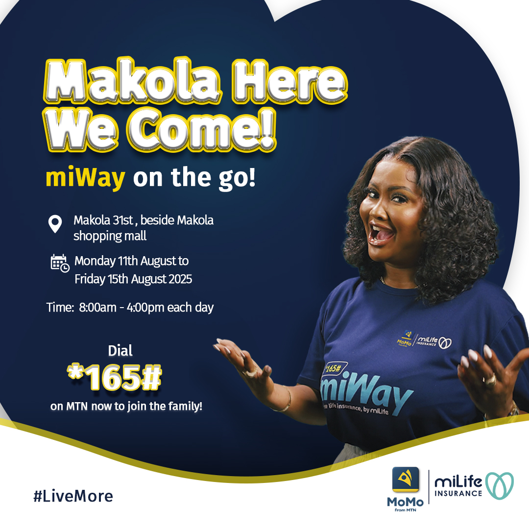 miLifeGhana's tweet photo. MAKOLA, HERE WE COME!
From Mon 11th β Fri 15th August 2025, the miWay team will be at Makola 31st, beside the Shopping Mall.
π Surprises. π Insurance. π Peace of mind.
Donβt miss it! Live More!
#miWay #LiveMore #miLIfe #insurance #Makola https://t.co/8E6neDtgmn