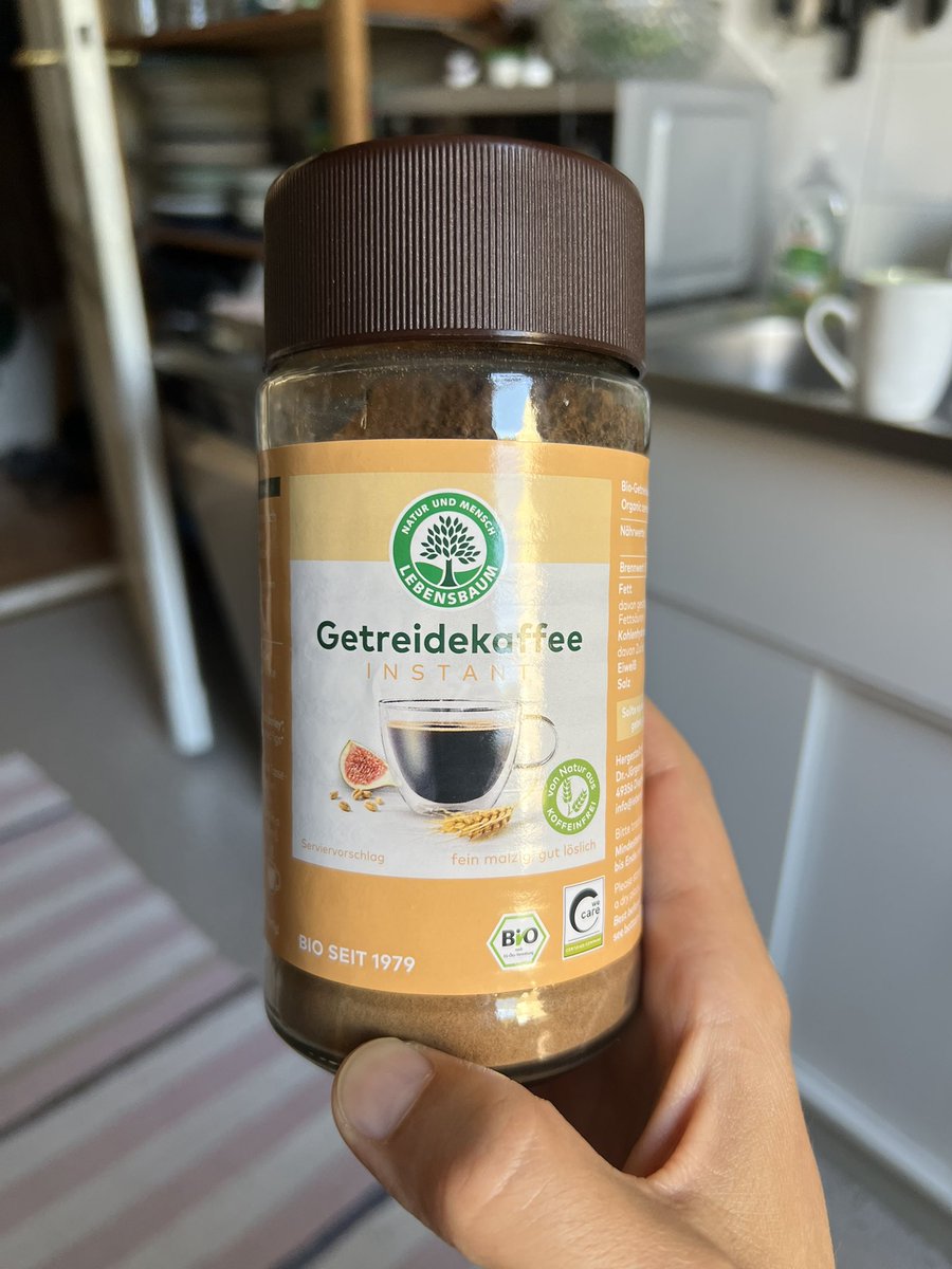 Took me a week to realize I was drinking caffeine-free coffee. Luckily, I make it up with #ClubMate.