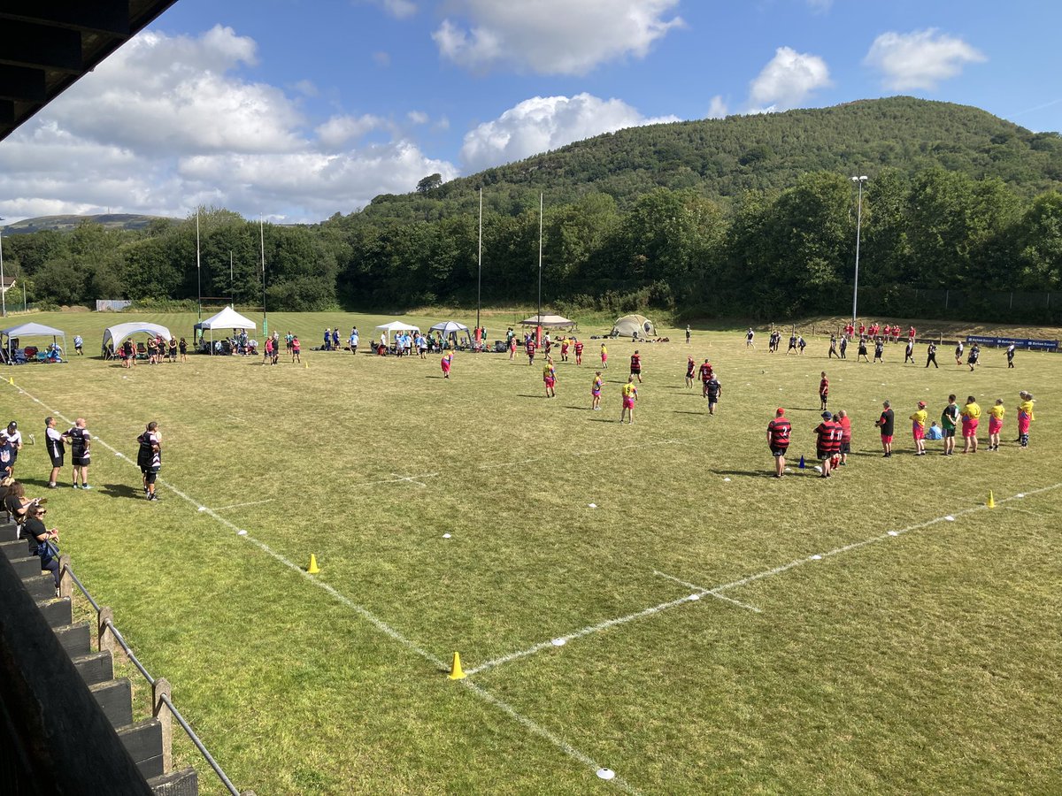 Had the very pleasant President’s this morning of giving the welcome speech at the annual <a href="/TaffsWellRFC/">Taffs Well RFC</a> Walking Rugby Festival.

16 teams from all over  S.Wales  and SW England - and including mixed men and women visually impaired and deaf teams. 

#AJerseyForAll