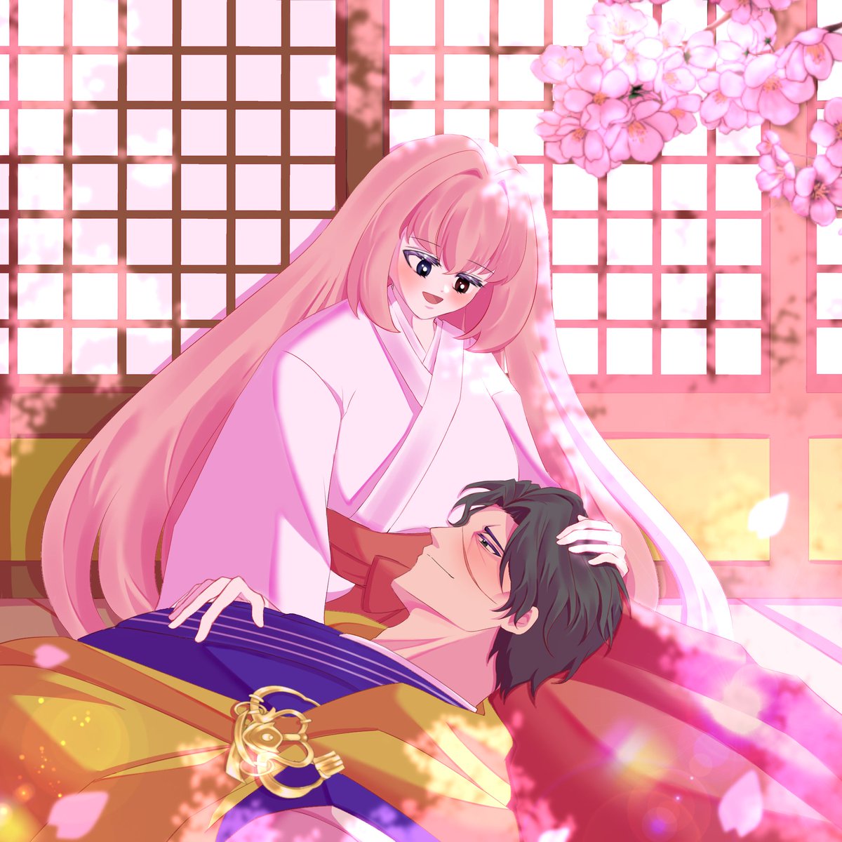 [Paradise Light: Kennyo x Honoka 🪷🌸]

"If you're tired, come rest your head on my lap. I love pampering you just as much as I love being pampered by you." –🌸

#KenNoka #ikesen