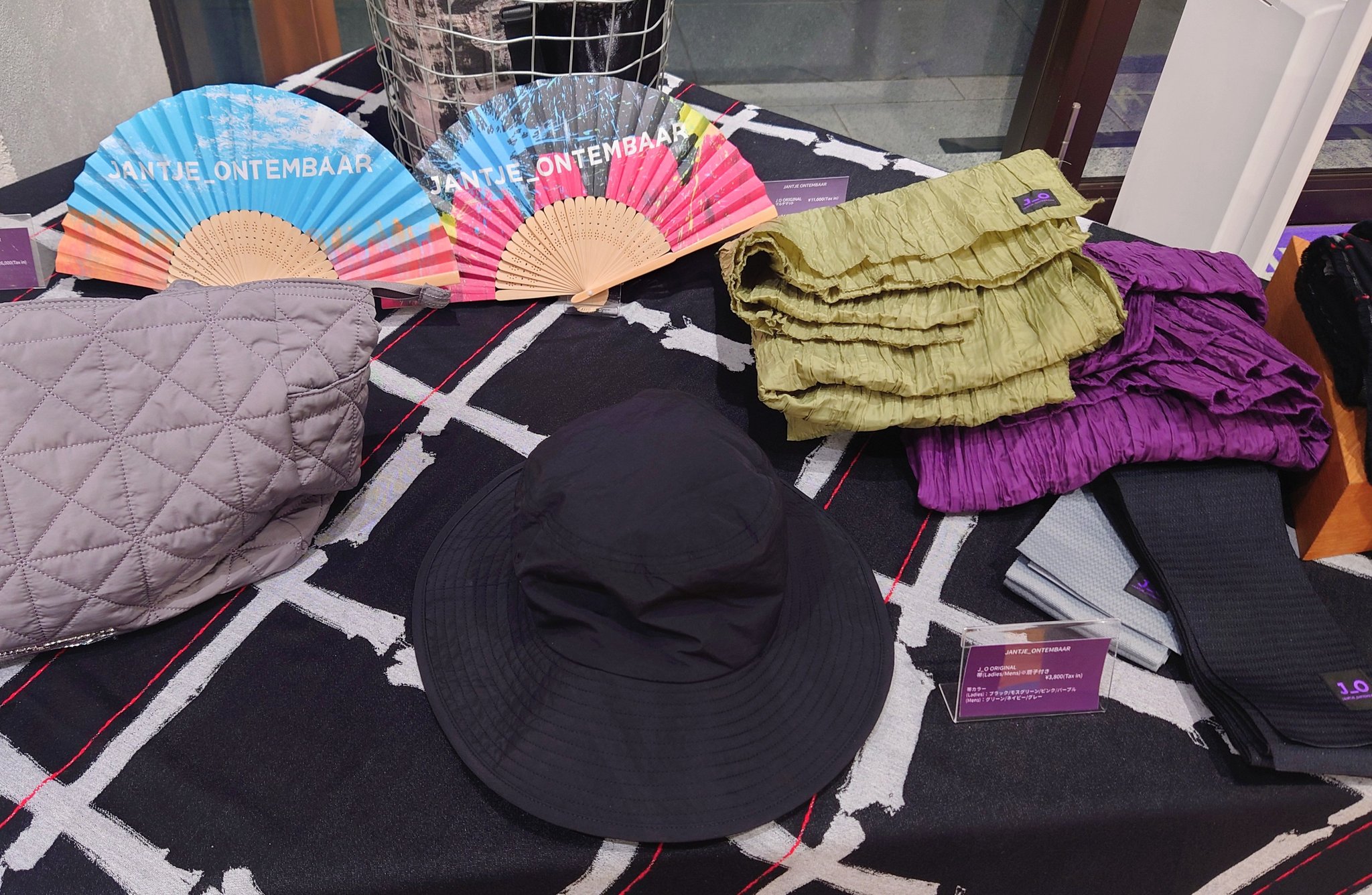 ヤンチェ J_O ORIGINAL UVハット(handover×ブラック)