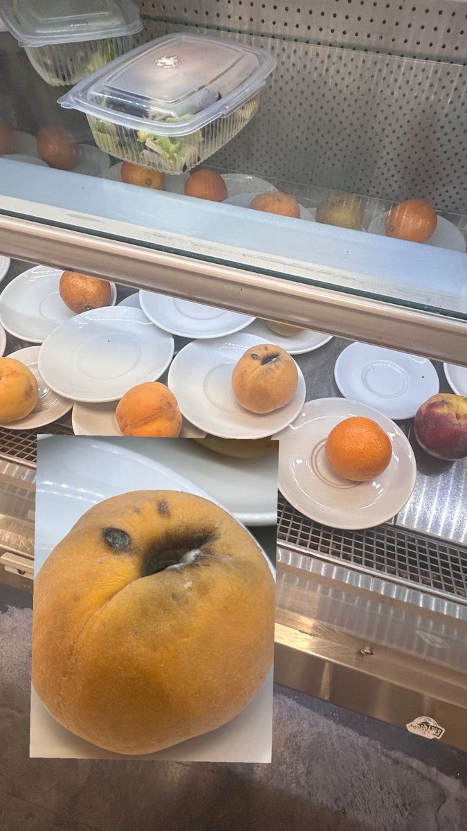 La comida que sirve el ⁦<a href="/salud_na/">Salud - Osasuna</a>⁩ a facultativos/as de guardia en el HUN es impresentable! 
La dirección del HUN, tras nuestra reclamación en Com. de Personal, nos aseguró que mejoraría la vigilancia de los alimentos servidos. Mentira!
Imagen de ayer 08/08/25 en la cena…