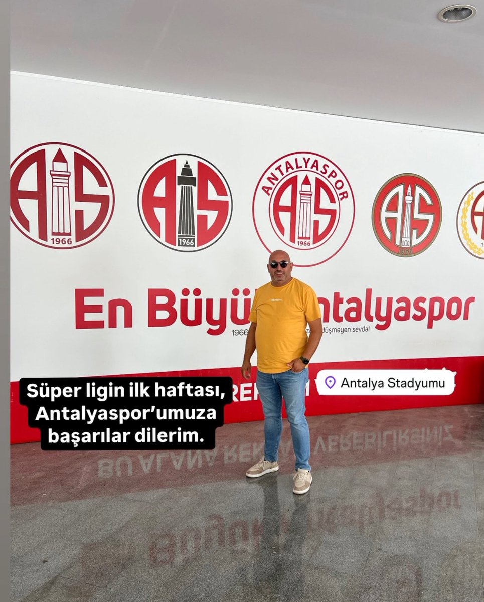 Antalyaspor’umuza başarılar dilerim
