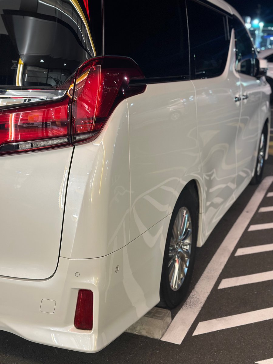 車ぴかぴかでうれしいい