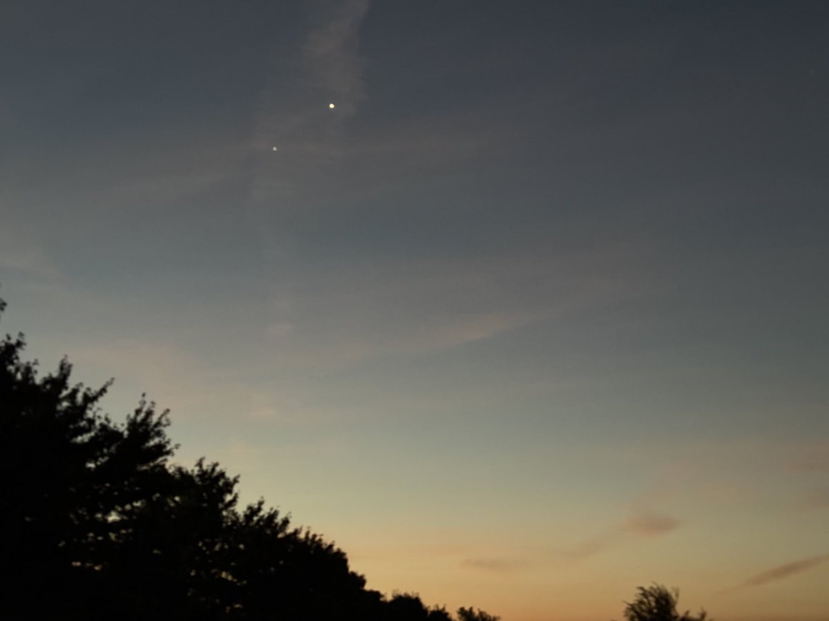 The Sun and planets in the East.