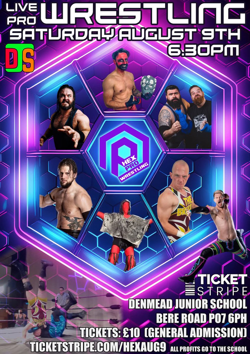 💥IT'S SHOW DAY!💥
Its set up to be an amazing evening of wrestling and entertainment, with an absolute banger of a card! Very limited seats available on the door.