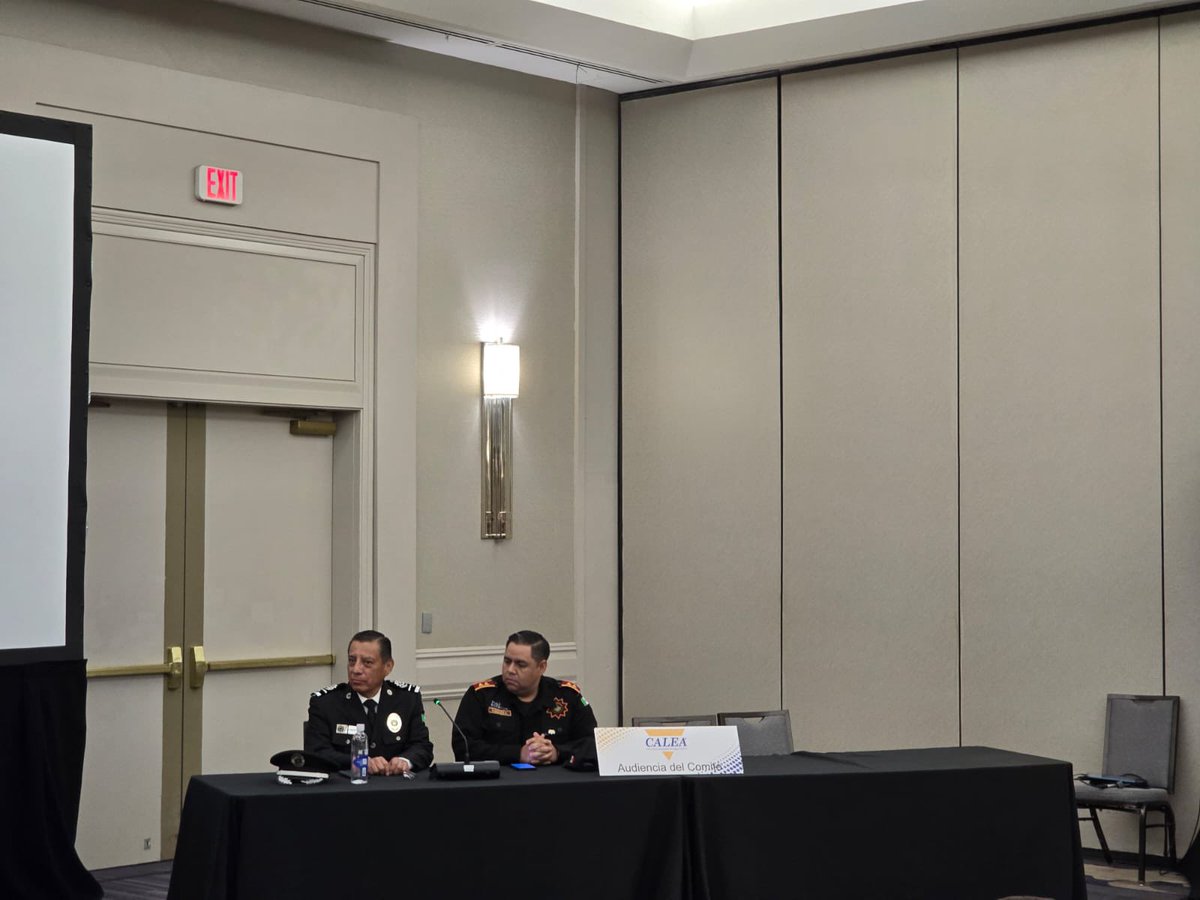 La agencia Institución Policial Estatal Fuerza Civil de Nuevo León bajo el mando del Secretario Gerardo Escamilla, fue evaluada por el Comité de Revisión G de <a href="/CALEA_org/">CALEA</a> obteniendo la #Acreditación en el programa de aplicación de la ley <a href="/FuerzaCivil_NL/">Fuerza Civil</a> #CALEALittleRockConference