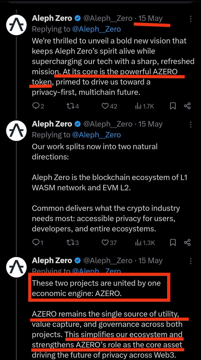 GShillver's tweet image. Trust and transparency @GagolAdam? Where was this when you outlined plans for $Azero to be used ecosystem wide including for Common, only to make a snap announcement 6 days later causing a 50% token selloff &amp;amp; FUDing Azero, telling ppl to sell AFTER you dumped on holders?