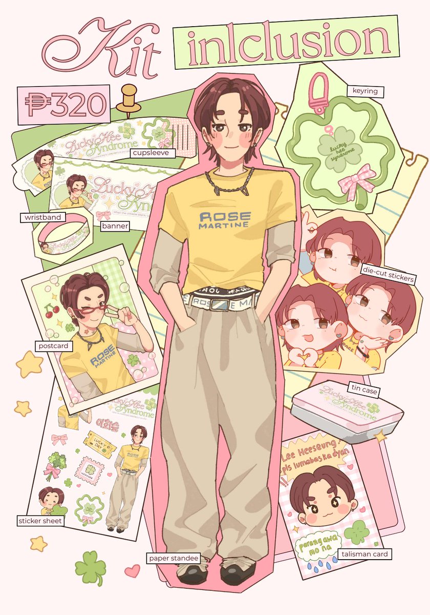 enblossomcafe's tweet image. ⋆. 𐙚˚࿔ 𝑳𝒖𝒄𝒌𝒚𝑯𝒆𝒆 𝑺𝒚𝒏𝒅𝒓𝒐𝒎𝒆🍀🌸˚⋆

A Heeseung Come &amp;amp; Go Cupsleeve Event
📍HeyDay Cafe, Sampaloc, Manila
💌Kit Price: 320php
🗓️October 19, 2025 3PM-5PM

ONSITE: bit.ly/LHSRegForm
ONLINE: bit.ly/LHSOnlineKit 

#LuckyHeeSyndrome