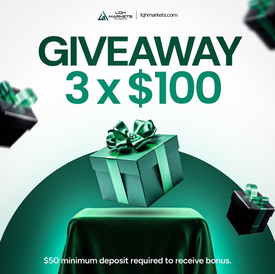 AB FX KILLER (@ab_fx_killer) on Twitter photo ๐ GIVEAWAY TIME ๐
Prize: 3x 100$ direct broker deposit
To participate:
1 ) Follow: <a href="/LQHMarkets/">LQHMarkets</a> <a href="/ABFXKILLER/">AB FX KILLER</a>
And <a href="/lqhfunded/">LQH Funded</a>
2) Like, Retweet & tag 3 traders
3) <a href="/SarkiTutorial/">SARKI TUTORIAL ๐๐</a> <a href="/MisauFx/">Maijamaa</a> <a href="/Zaksfx12/">Zaksfx</a> <a href="/SareedMangaree/">Mangareeโ๏ธ</a> <a href="/pipschaserr/">Pipschaser</a> <a href="/_ahmadzain/">Ahmad Zain๐ฉบ๐</a> <a href="/Fx_hakeem/">Ahmad Hakeem</a> <a href="/oderrblock/">ODERBLOCK</a>
Winners ๐ GIVEAWAY TIME ๐
Prize: 3x 100$ direct broker deposit
To participate:
1 ) Follow: <a href="/LQHMarkets/">LQHMarkets</a> <a href="/ABFXKILLER/">AB FX KILLER</a>
And <a href="/lqhfunded/">LQH Funded</a>
2) Like, Retweet & tag 3 traders
3) <a href="/SarkiTutorial/">SARKI TUTORIAL ๐๐</a> <a href="/MisauFx/">Maijamaa</a> <a href="/Zaksfx12/">Zaksfx</a> <a href="/SareedMangaree/">Mangareeโ๏ธ</a> <a href="/pipschaserr/">Pipschaser</a> <a href="/_ahmadzain/">Ahmad Zain๐ฉบ๐</a> <a href="/Fx_hakeem/">Ahmad Hakeem</a> <a href="/oderrblock/">ODERBLOCK</a>
Winners