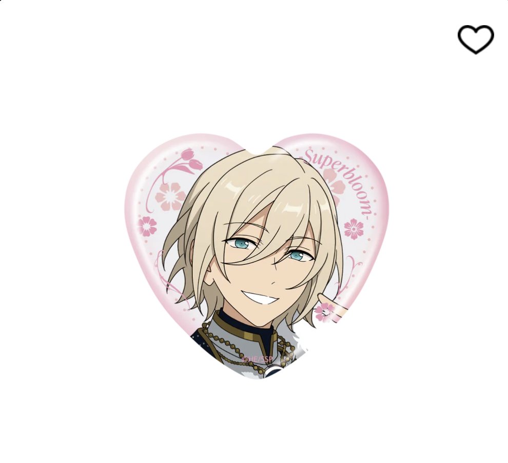 明星スバル スタフォニ ハート缶バッジ Superbloom A ハート缶バッジ