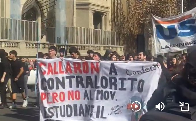 Marchar por Contralorito debe ser un punto bien bajo de los estudiantes chilenos...