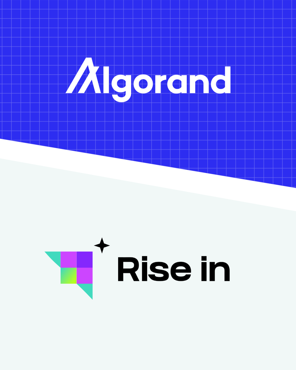 We've partnered with <a href="/riseinweb3/">✨ Rise In</a> to further our goal of making Algorand the number 1 chain for builders.

They will be running two developer workshops, as well as one hackathon in September 2025, with <a href="/algodevs/">Algorand Developers</a> 🧑‍💻
