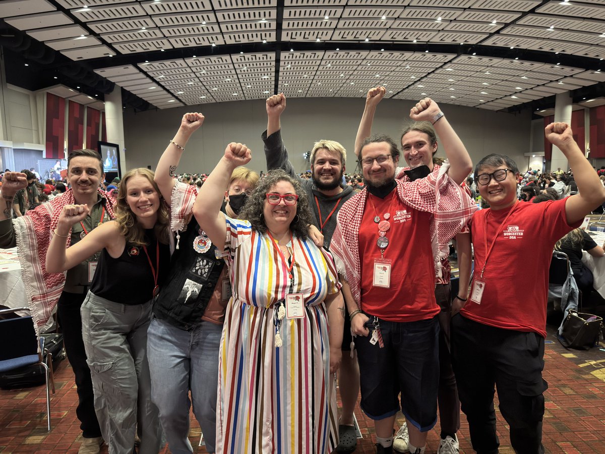 πͺπΌπΏπ°π²πππ²πΏ ππ¦π πΉ (@worcdsa) on Twitter photo Congratulations to DSA's elected National Co-Chairs for the next two years, particularly @MeganRomer of <a href="/redstarcaucus/">Red Star DSA</a>, who our chapter's proportionally-elected Convention delegates were proud to cast a solid bloc vote for! β€οΈ Congratulations to DSA's elected National Co-Chairs for the next two years, particularly @MeganRomer of <a href="/redstarcaucus/">Red Star DSA</a>, who our chapter's proportionally-elected Convention delegates were proud to cast a solid bloc vote for! β€οΈ