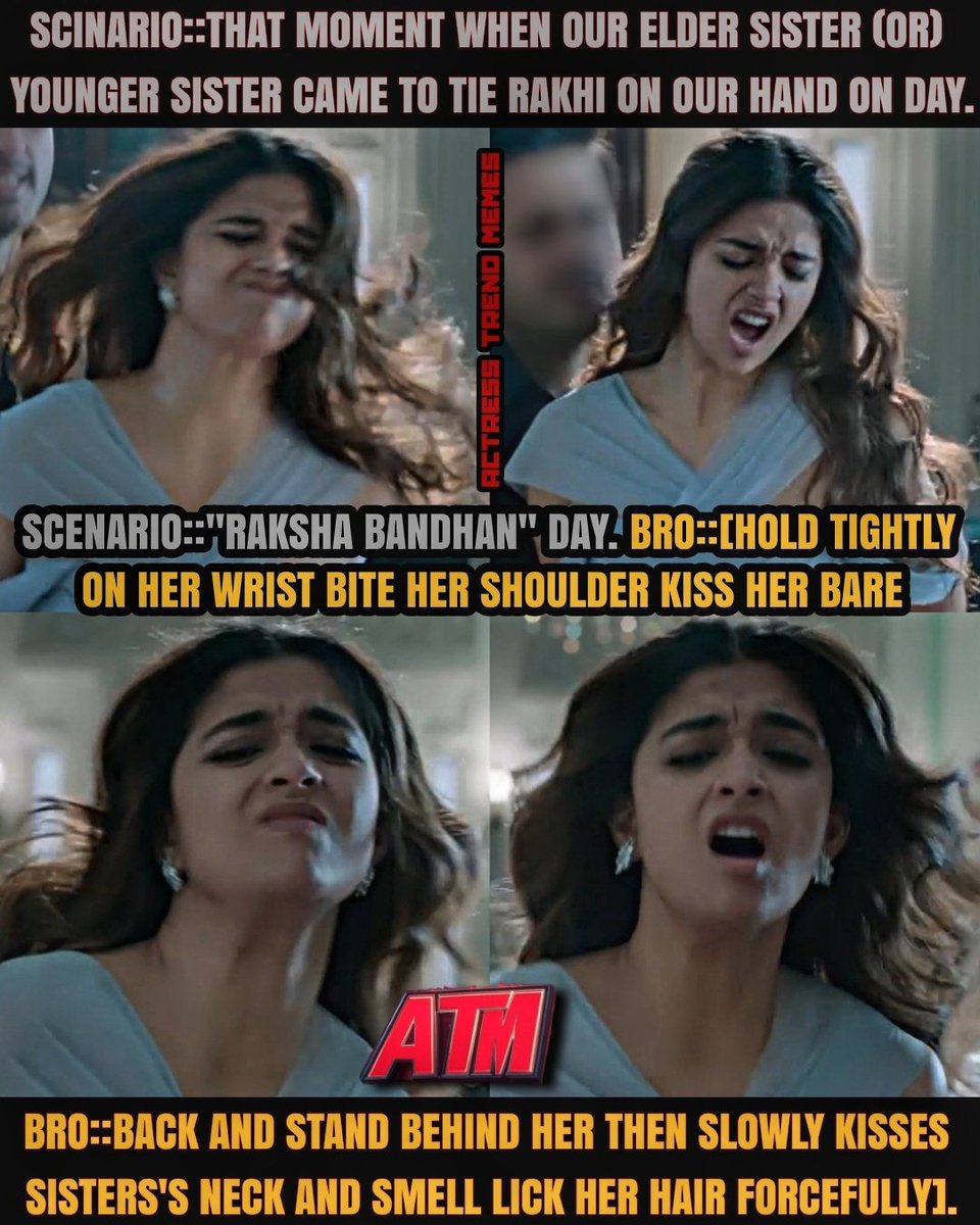 ATMKING20's tweet photo. HAPPY RAKSHA BANDHAN...
[Incest Memes Short-Series]
#ATM #ActressTrendMemes #Hot
#KeerthySuresh #incestmemes 
#keerthyhot #KeerthySureshhot
#Akkaincest #sisterincest #Kinky
#Thangachiincest #Brosismemes https://t.co/F3uSOnDPoj