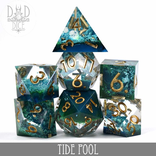 I just received Tide Pool Handmade Dice Set by DNDDICE.COM from Bubba via Throne. Thank you! throne.com/sorceresszephyr #Wishlist #Throne