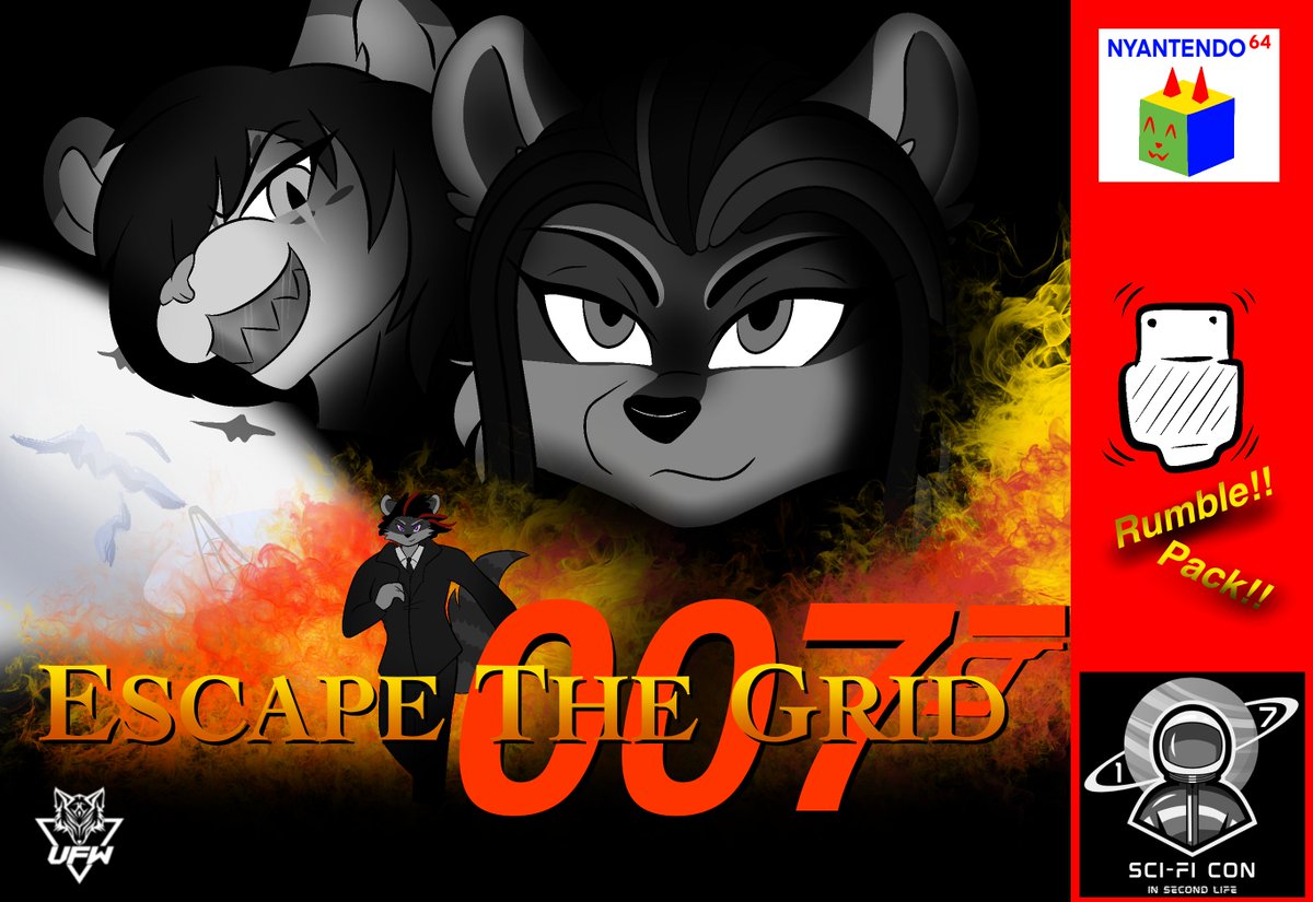 UFW was at SciFi con this year. Fourth match was Golden Eyegame for nintendo.

Sylvia Knux belongs to @sylviaknux_SL_W
Zee Vonic belongs to <a href="/ZeeVonicUFW/">ZeeVonicSLPW</a> 
reference to Golden Eye boxart belong to Nintendo