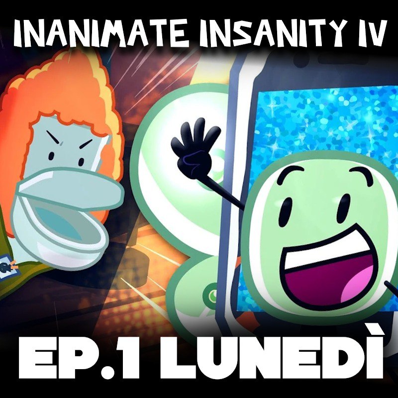 objectshowsit's tweet photo. L'attesa è finita! Il primo episodio della quarta stagione di #InanimateInsanity uscirà questo lunedì 11 agosto alle 14.00 qui sul canale! https://t.co/gDE2KI69XX