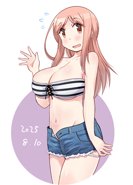 あいちゃん(と縁ちゃん)は私服はスカート派っぽいので、敢えてパンツルックというかショートパンツで誕生日おめ
#相川千穂生誕祭2025 