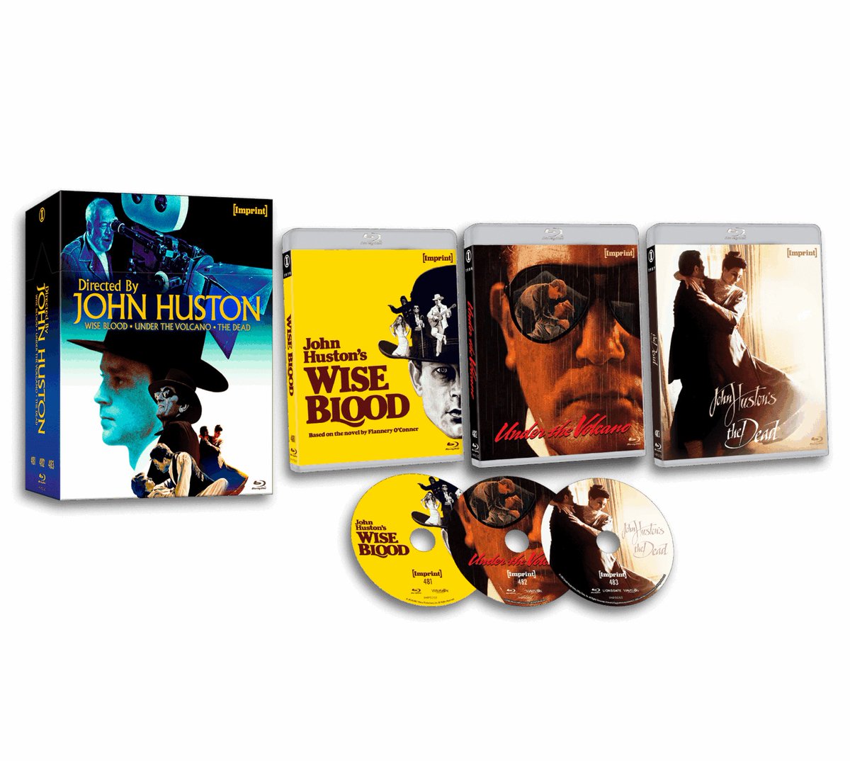 disc_connected's tweet image. ***ANNOUNCEMENT***

Coming on October 29th on Blu-ray in Australia from @imprint_films: Directed by... #JohnHuston #BoxSet (1979-1987)!

John Huston was a towering figure in Hollywood – a master storyteller and Academy Award-winning director whose career spanned decades, and