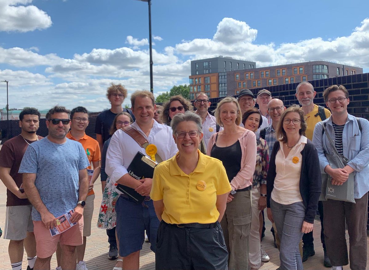 Sue Wixley 🔶️ 🧡 (@suewixld) on Twitter photo Lovely to join <a href="/LondonLibDems/">London Liberal Democrats</a> <a href="/LukeTaylorLD/">Luke Taylor MP</a> <a href="/KatieMansfield/">Katie Mansfield (Cllr) 🔶</a> in West Hampstead today to support the brilliant <a href="/JGrauberg/">Janet Grauberg</a>. So much warmth and support on the doorstep for Janet #TeamJanet Lovely to join <a href="/LondonLibDems/">London Liberal Democrats</a> <a href="/LukeTaylorLD/">Luke Taylor MP</a> <a href="/KatieMansfield/">Katie Mansfield (Cllr) 🔶</a> in West Hampstead today to support the brilliant <a href="/JGrauberg/">Janet Grauberg</a>. So much warmth and support on the doorstep for Janet #TeamJanet
