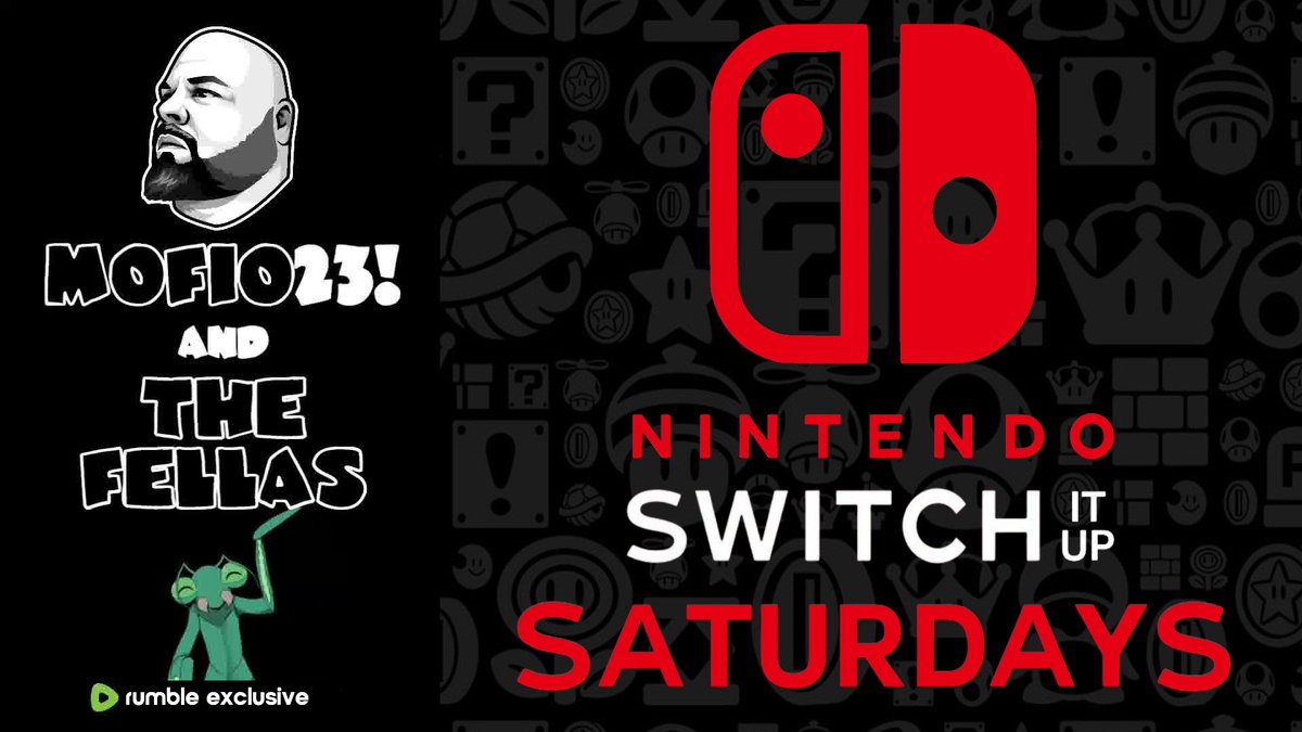 In the mood for something different tonight? We're throwing a Party for The Superstars ;] Stop by after 7pm Est and spend some quality time with us...

CLICK this Link: 🔻🔻🔻🔻
rumble.com/v6xcxg2-ninten…

The Crew:
<a href="/FPMejia11/">FP</a> aka MoFio23!
<a href="/SynthTraxVids/">SynthTrax</a> aka DJ Cheezus