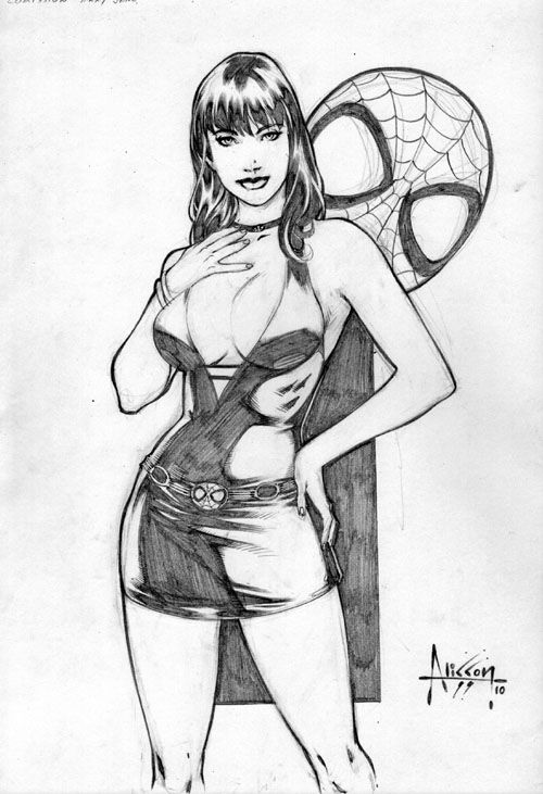 iamluke85's tweet photo. #maryjanewatson artwork by #AlissonRodrigues https://t.co/YFVCwV8nC3