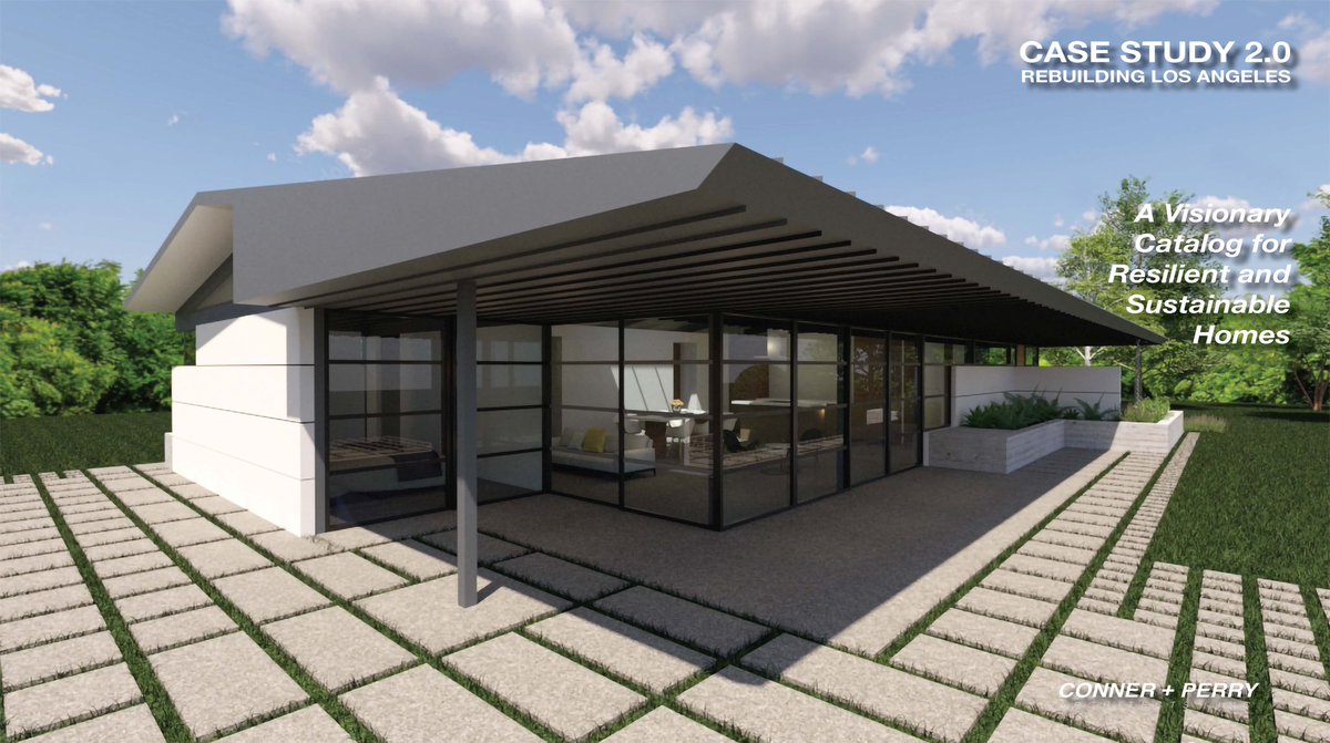 Pacific Palisades Case Study 2.0 program design by <a href="/ConnerPerryArch/">Conner & Perry Architects, Inc.</a>