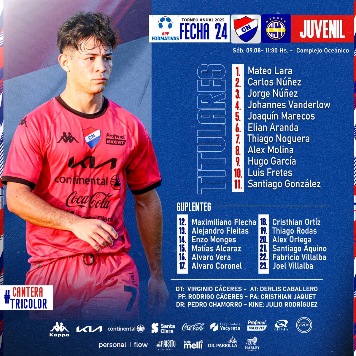 CanteradelTrico's tweet photo. #𝗖𝗮𝗻𝘁𝗲𝗿𝗮𝗧𝗿𝗶𝗰𝗼𝗹𝗼𝗿🔴⚪️🔵
➖️#𝗝𝘂𝘃𝗲𝗻𝗶𝗹

𝗧𝗼𝗿𝗻𝗲𝗼 𝗔𝗻𝘂𝗮𝗹 𝟮𝟬𝟮𝟱 🏆

¡𝗬𝗔 𝗦𝗘 𝗝𝗨𝗘𝗚𝗔!

𝗙𝗘𝗖𝗛𝗔 24

#𝗡𝗔𝗖𝗜𝗢𝗡𝗔𝗟 🆚️ Trinidense

#𝗩𝗮𝗺𝗼𝘀𝗟𝗮𝗔𝗰𝗮𝗱𝗲𝗺𝗶𝗮⚽️ https://t.co/ijs9xJVICU