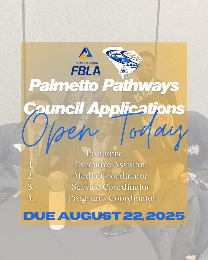 Looking for an opportunity to increase your leadership skills? Look no further, Team 78 is very proud to present the first state council🥳!! Palmetto Pathways Council applications are now open. You can find the link in our bio under our linktree. We look forward to seeing the a…