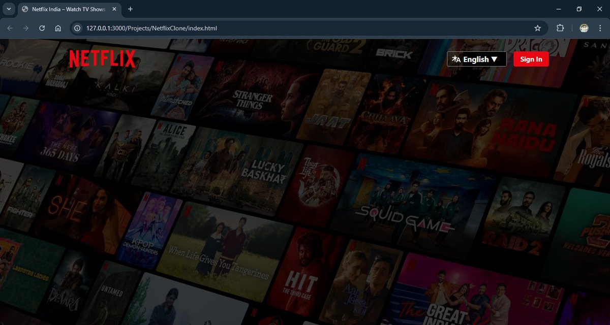 WasimDcode's tweet image. Day 9: • DSA – solved an easy LeetCode; struggled with Pascal’s Triangle (more practice needed) • WebDev – started Netflix clone, tried solo, watched starter steps after stuck; rebuilding to learn HTML/CSS better 💪 #DSA #WebDev #wasimdcode #clone #project #netflixandchill