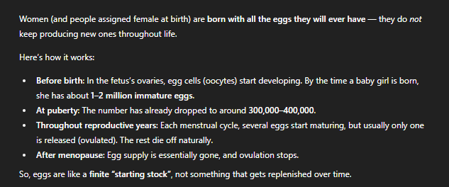 egg "producing"
