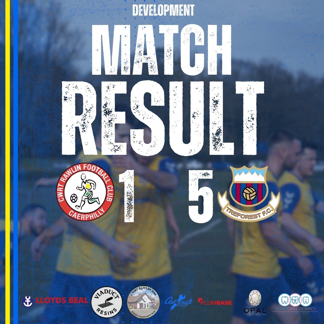 Cwrt Rawlin FC (@cwrtrawlinfc) on Twitter photo ⚽️ DEVS MATCH RESULT
Not the start we were hoping for against <a href="/TreforestFC/">Treforest FC</a> reserves however it is a starting point and there were positives to take from the game! Onto Monday!
MOTM goes to Jacob Vagges today 🏆 ⚽️ DEVS MATCH RESULT
Not the start we were hoping for against <a href="/TreforestFC/">Treforest FC</a> reserves however it is a starting point and there were positives to take from the game! Onto Monday!
MOTM goes to Jacob Vagges today 🏆