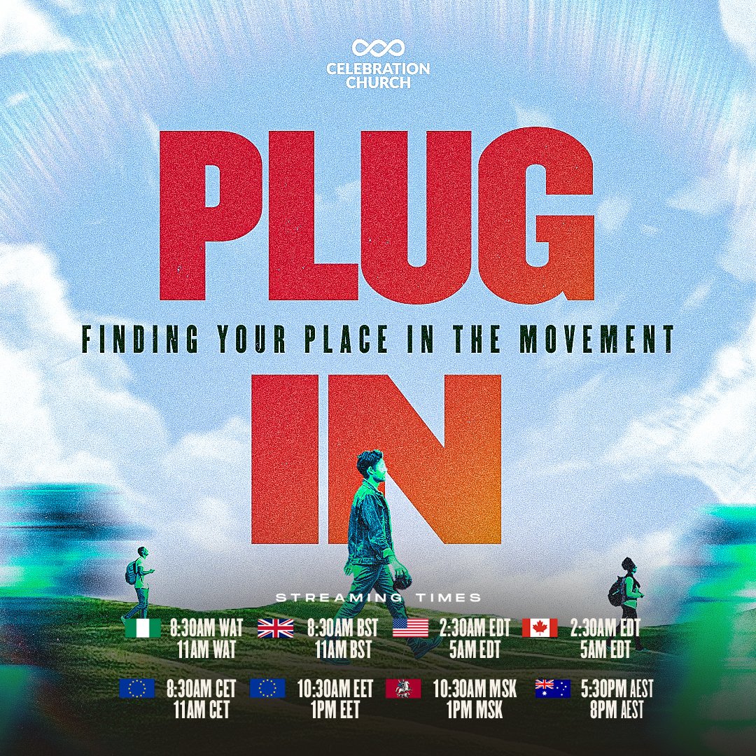 cci__online's tweet image. Join us this Sunday as we will be diving into the topic PLUG IN – Finding Your Place in the Movement @cci__global. The vision is advancing, get on board and take your place.

#Locomotive 
#PlugIn 
#CCIGlobal
