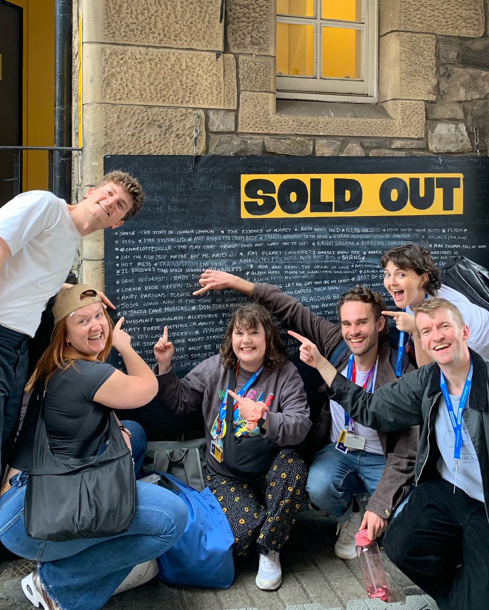 WE’RE BACK ON THE BOARD BABYYY‼️🥳 We never imagined selling out a venue as big as ours so are THRILLED to have done it again! 💪 Catch these legends in A Jaffa Cake Musical everyday at 2PM!👨‍⚖️ pleasance.co.uk/event/jaffa-ca…