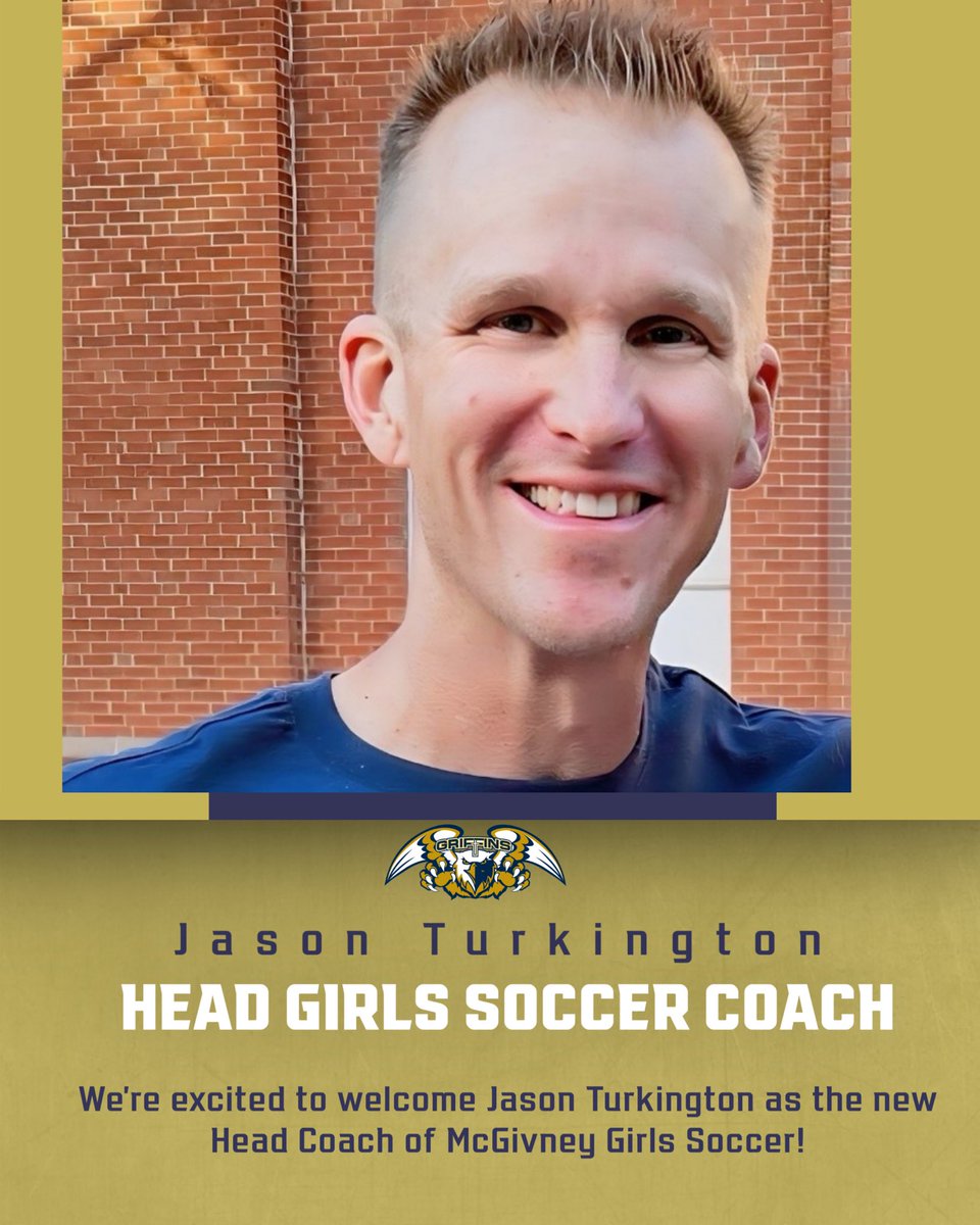 FMCHSAthletics's tweet image. We're excited to welcome Jason Turkington as the new Head Coach of McGivney Girls Soccer!
Coach Turkington brings a wealth of coaching experience, including 20 years as the varsity boys coach at O’Fallon Township HS.