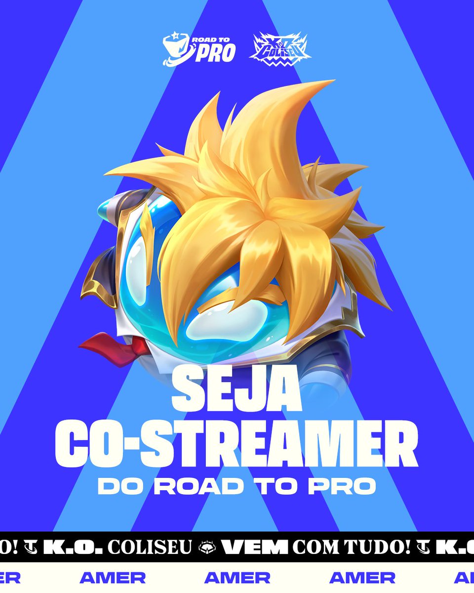 Quer assistir ao Road to Pro junto da sua comunidade?

Seja um co-streamer do Road to Pro e acompanhe o maior sub-regional brasileiro de todos os tempos.
As inscrições se encerram no dia 15/08, às 12h (BRT).

🔗 Inscreva-se em: forms.gle/VhLKNpoeBifmmN…