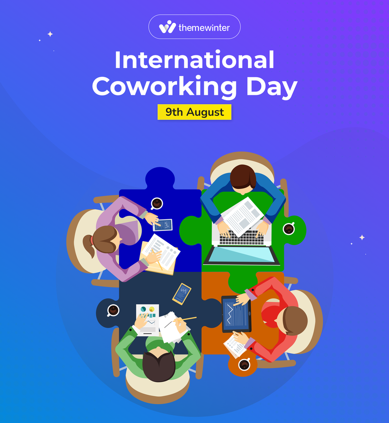 🌍 Happy International Coworking Day!

Today, we celebrate the spirit of coworking and the people who make it powerful.

👥 Here's to open minds, shared spaces, and global collaboration, from all of us at 

#ThemeWinter #CoworkingDay #WordPress