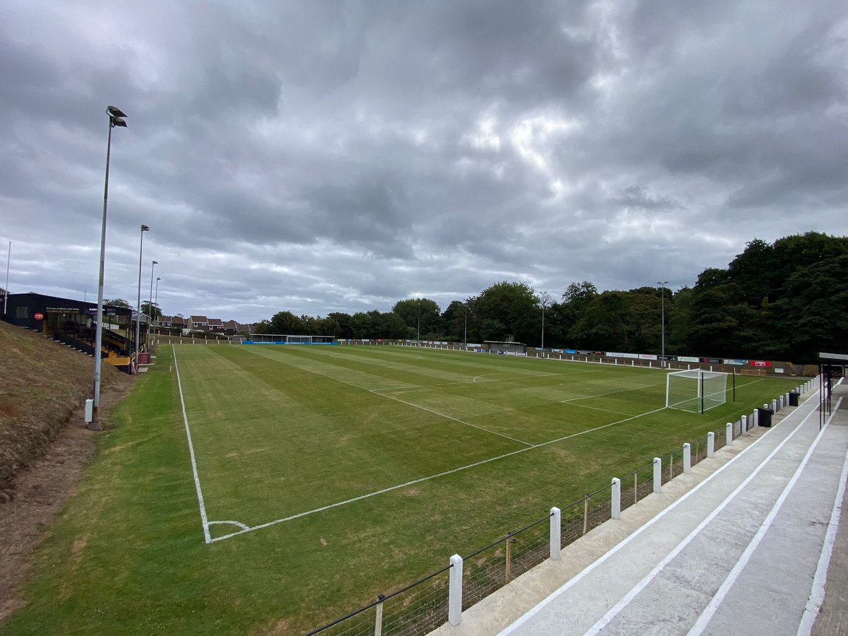 Scene is set 

📍 Bickland already for today’s <a href="/SouthernLeague1/">The Pitching In Southern Football League</a> opener 

#FTFC